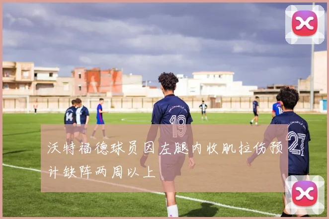 沃特福德球员因左腿内收肌拉伤预计缺阵两周以上